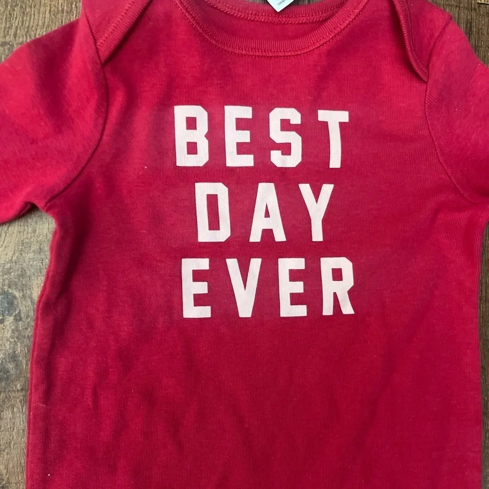 NWT baby girl 2 piece outfit romper set 3-6 months old navy